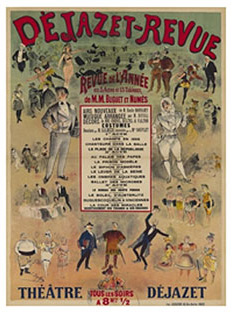 Ancienne affiche du théâtre Déjazet
