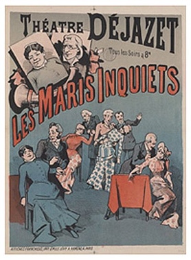 Ancienne affiche du théâtre Déjazet