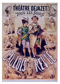 Ancienne affiche du théâtre Déjazet