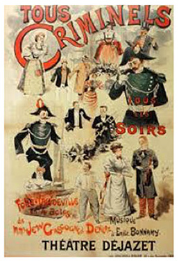 Ancienne affiche du théâtre Déjazet