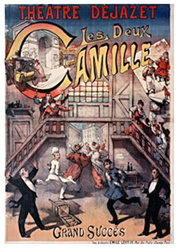 Ancienne affiche du théâtre Déjazet
