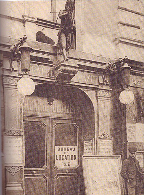 Ancienne photographie du théâtre Déjazet