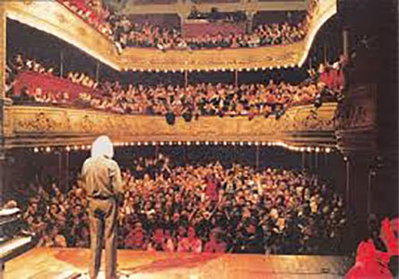 Léo Ferré au théâtre Déjazet en 1990