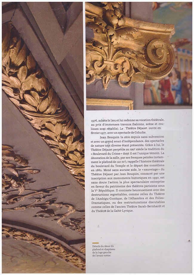Article sur le théâtre Déjazet