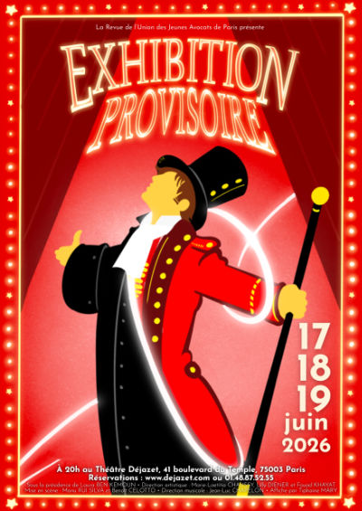 Affiche de Revue de L'UJA - Exhibition provisoire