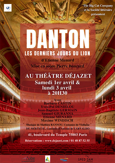 Affiche de DANTON, les derniers jours du lion